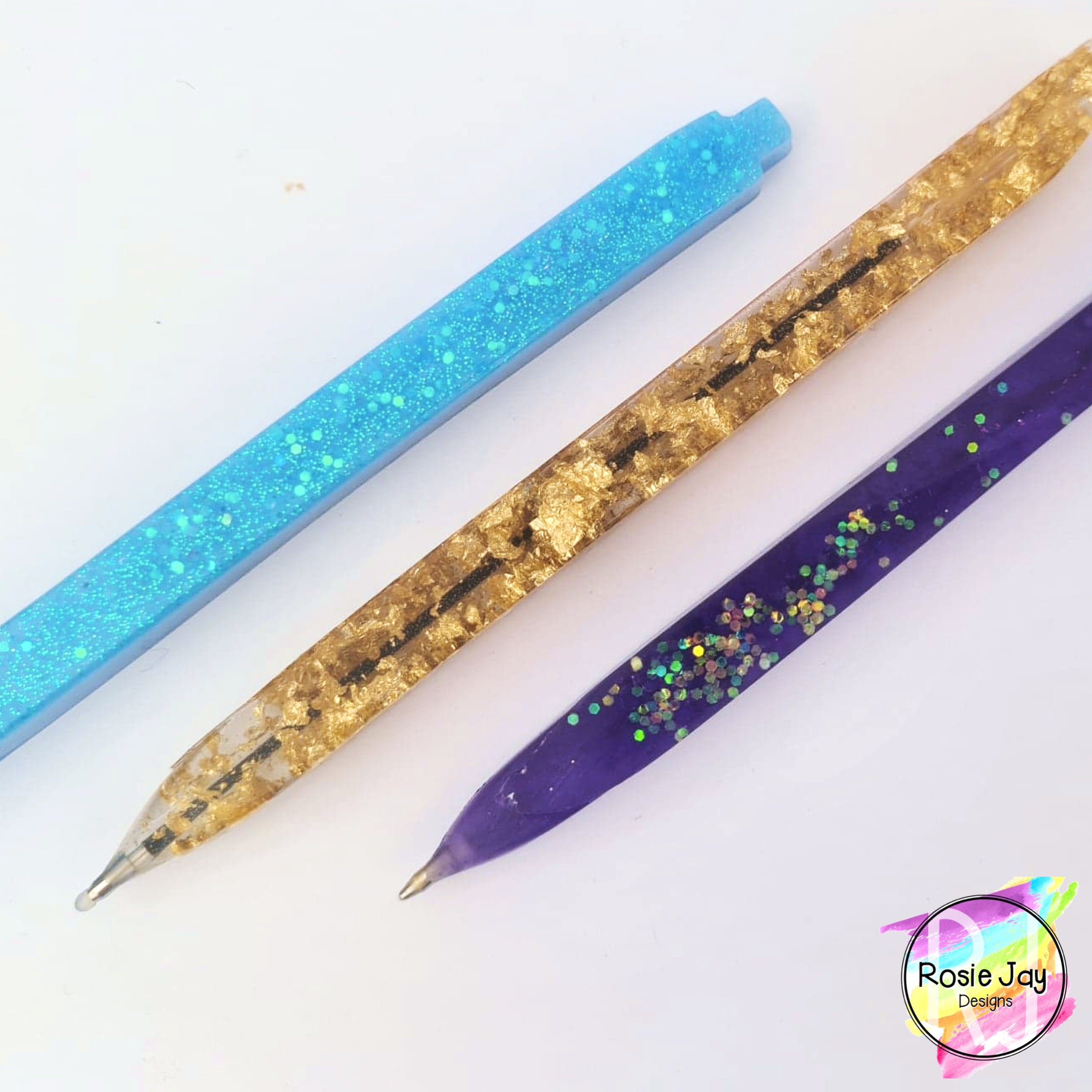 Wizard Glitter Resin Pens