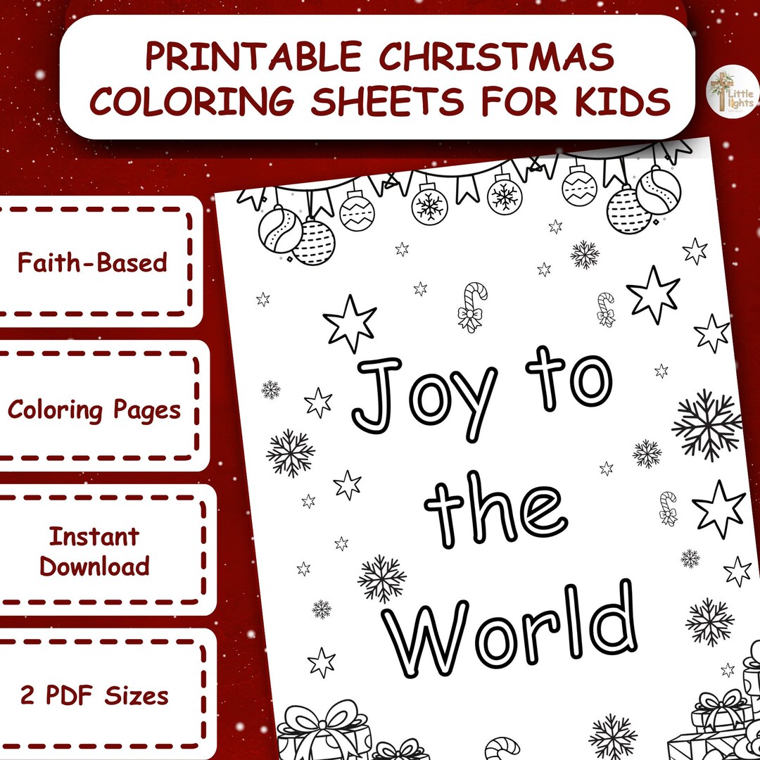 Christmas Bible Coloring Pages for Kids – Printable Nativity Scenes ...