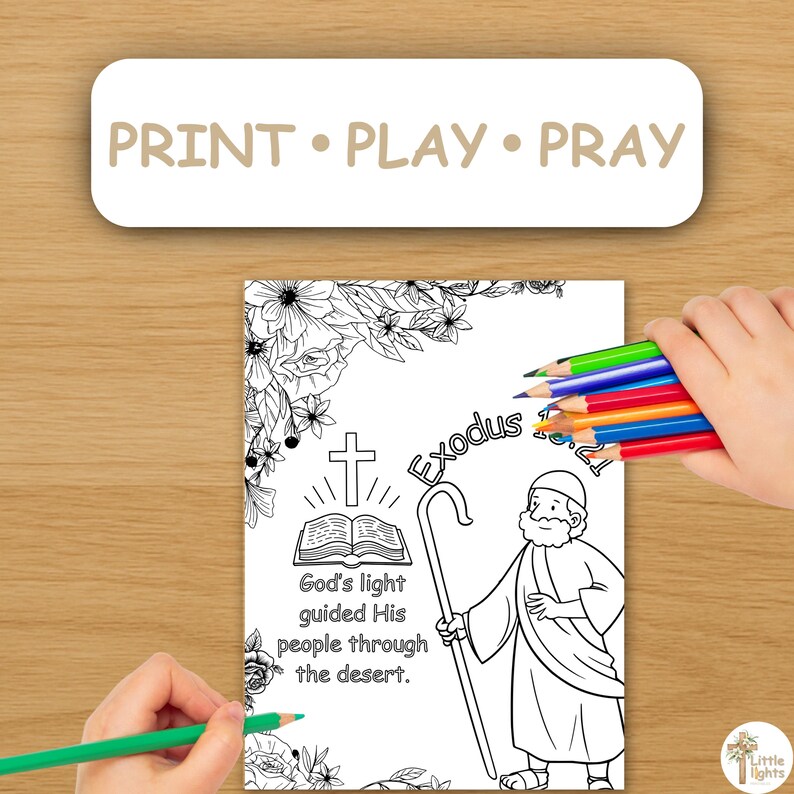 Kids Bible Activity Workbook | Exodus Adventures Printables (PDF) - Etsy