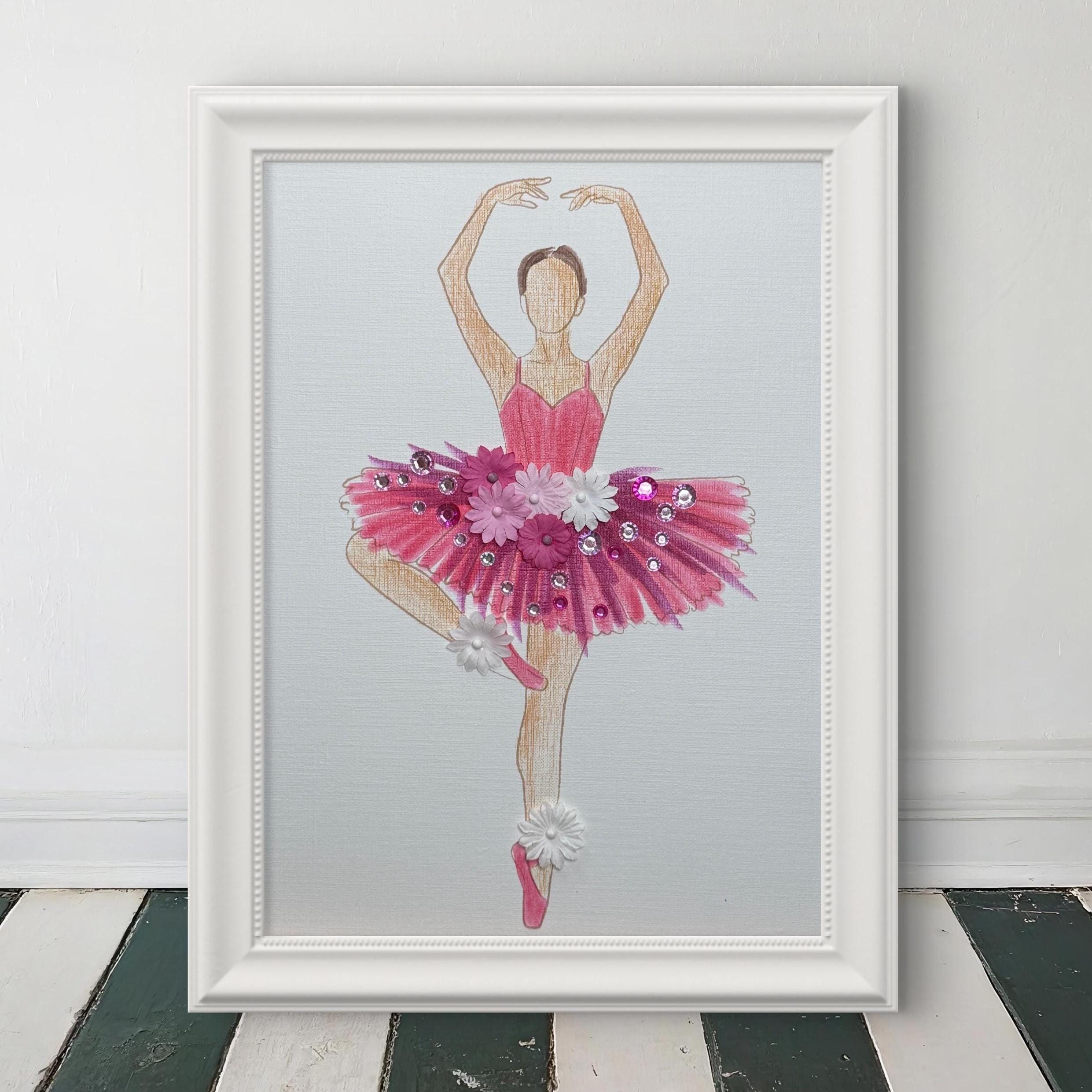 Prima Ballerina Tutu DIY Art Kit: Paintable Craft Activity UK