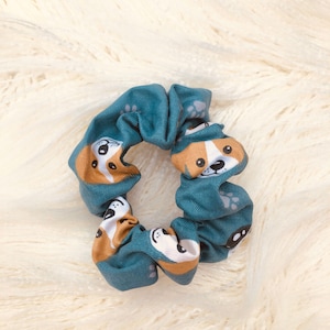 Dog scrunchie| cartoon dog | animal lover | dog lover | vet nurse | vet | animal attendant | dog dad | dog mum
