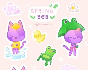 Animal Crossing New Horizons | Bob All Seasons Sticker Sheets |