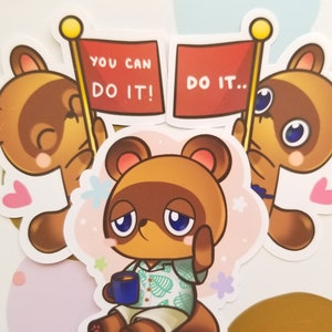 Animal Crossing Timmy /& Tommy Die Cut Sticker Set