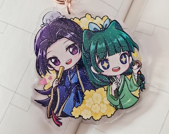 Couple Keychain - MaoMaoxJinshi - Double Sided Design