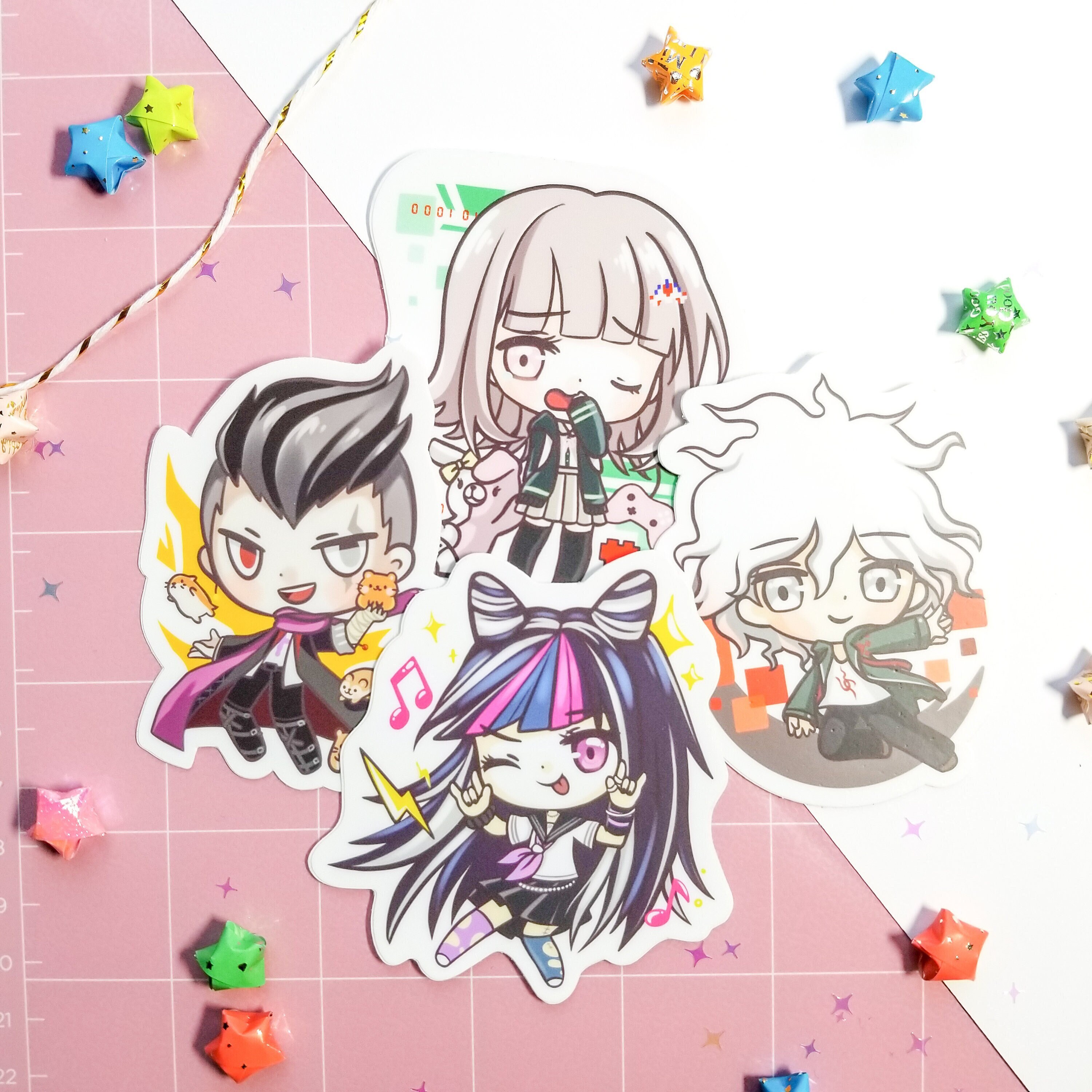 Danganronpa Goodbye Despair Matte Vinyl Sticker Set Chiaki - Etsy