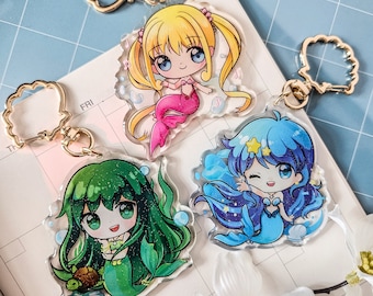 Magical Girls Acrylic Charms 2.5" | Lucia | Hanon | Rina