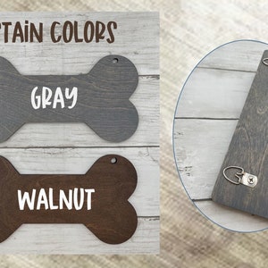 Personalized Dog Leash Holder / Dog Butt Leash Holder / Pet Gift / Custom Pet Name Decor / Custom Dog Gift image 2