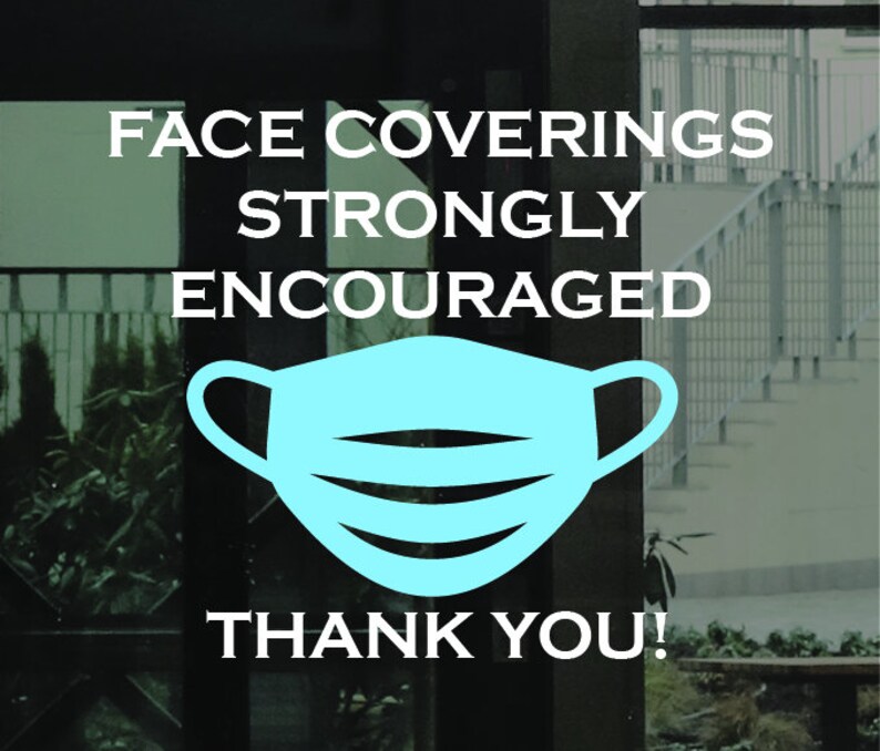 Face Mask Encouraged Vinyl Decal Etsy