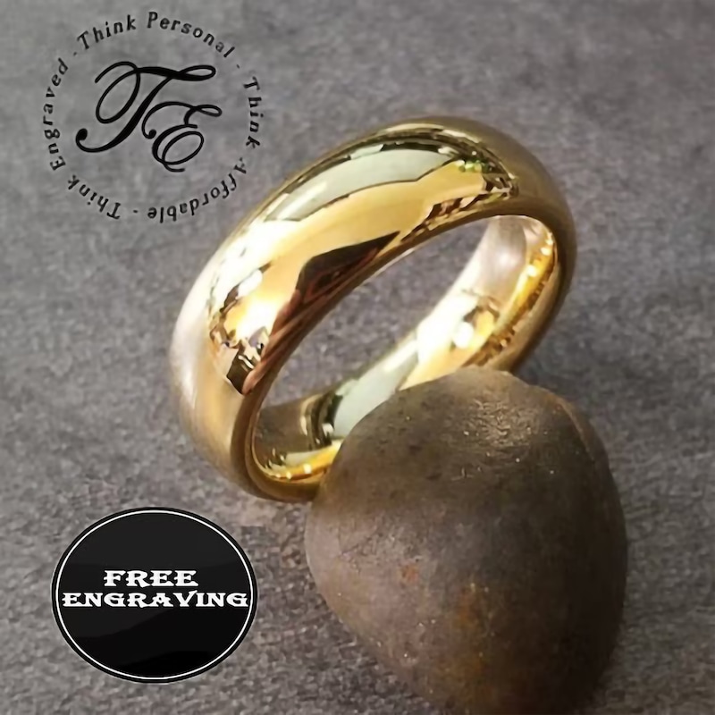 Mens Rings Engraved - Etsy