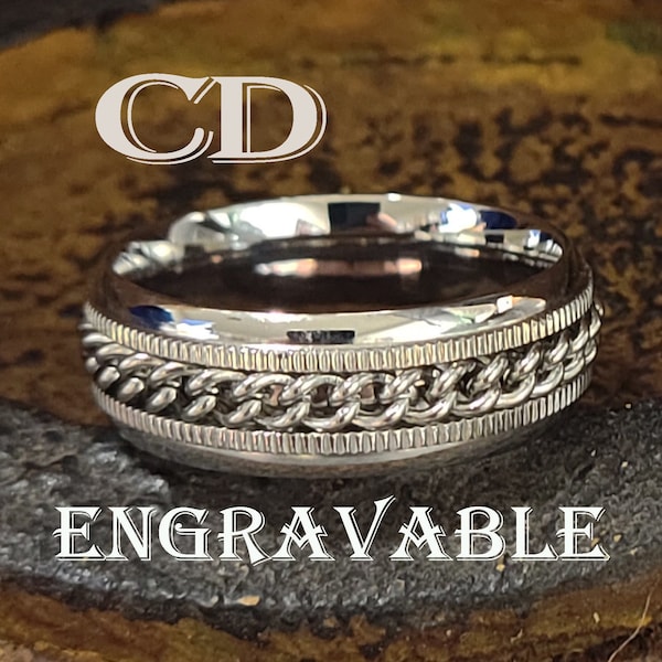 Non Tarnish Wedding Bands Etsy