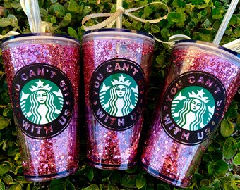 Starbucks Christmas glitter cups Golden Girls Inspired Starbucks Cup Classy Ratchet Golden Girls friend gifts. Savage Bougie