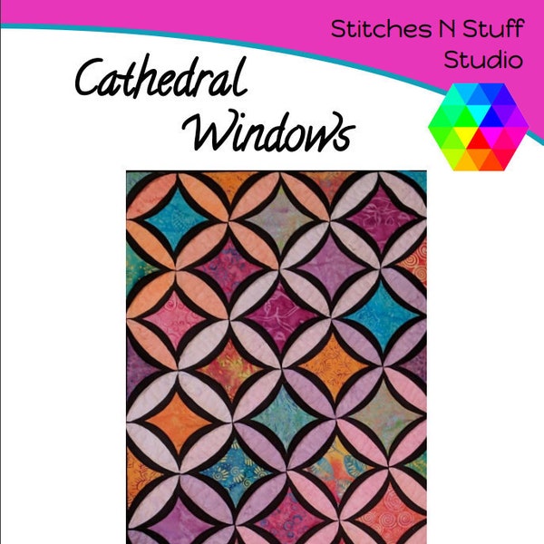 Cathedral Window Quilt Pattern Etsy