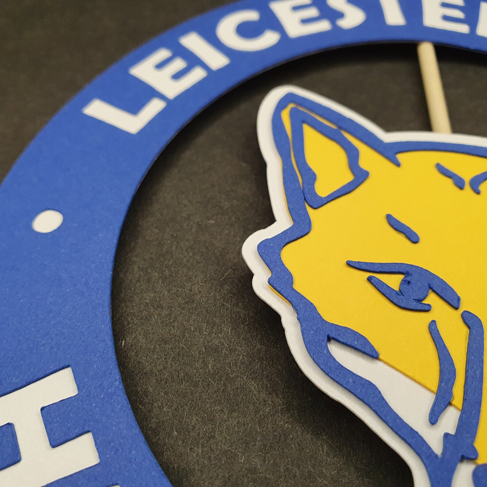 LCFC Leicester City Football Birthday Cake Topper Handmade Etsy