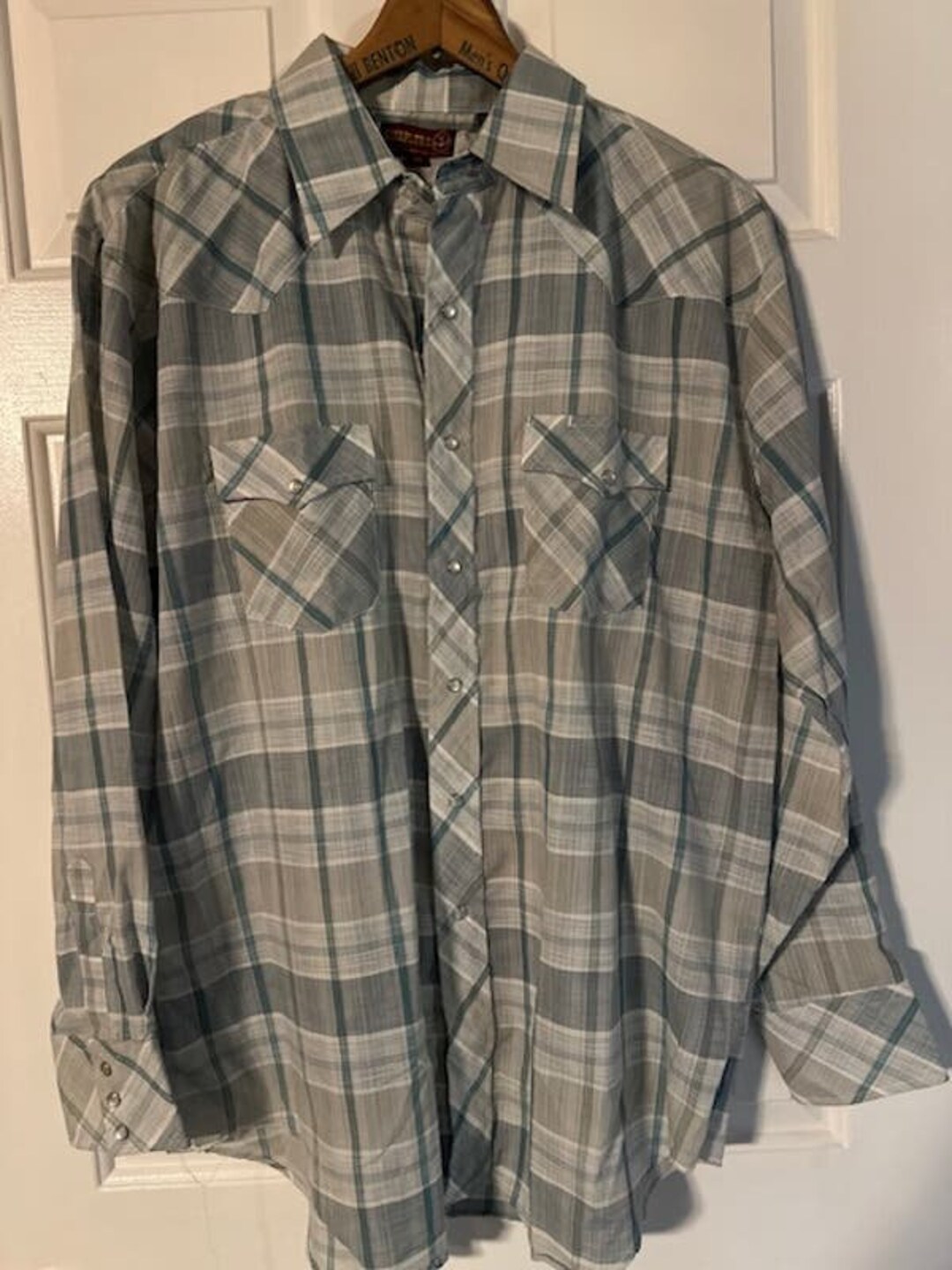 Men's Western Pearl Snap Shirt Long Sleeve