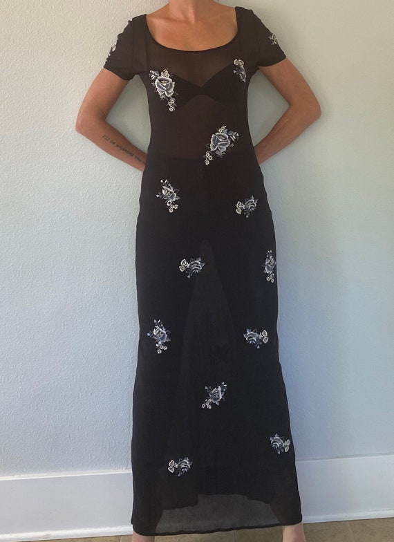 Sheer Nightgown Housedress Cover-Up