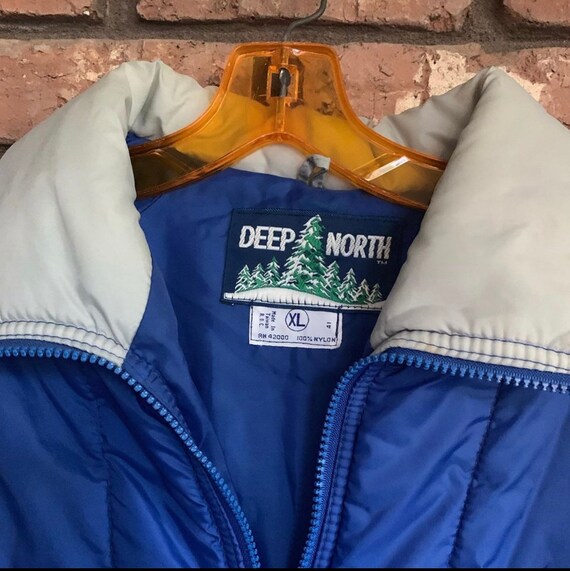 Vintage 1980s Winter Ski Jacket Coat Puffy - image 3