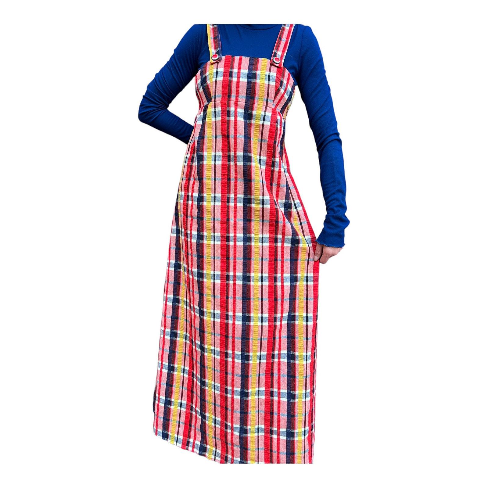 Plaid Womens Overall Dress - Etsy