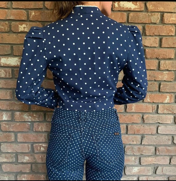 POLKA DOT JACKET WITH BROAD COLLARS main image 0