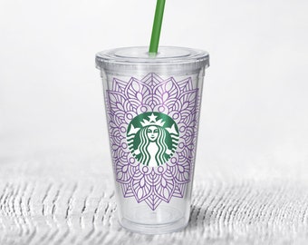 Download Starbucks Mandala Etsy
