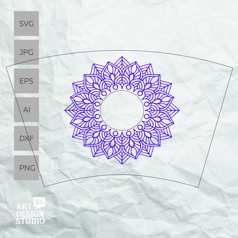 Download Clip Art Art Collectibles Png Venti Cold Cup Starbucks Wrap Svg Full Wrap Starbucks Svg Mandala Svg Starbucks Cup Svg Files For Cricut Cold Cup Svg