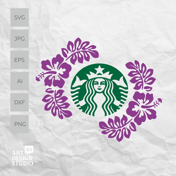 Download Starbucks Cup Svg Full Tumbler Wrap Starbucks Cup Starbucks Etsy