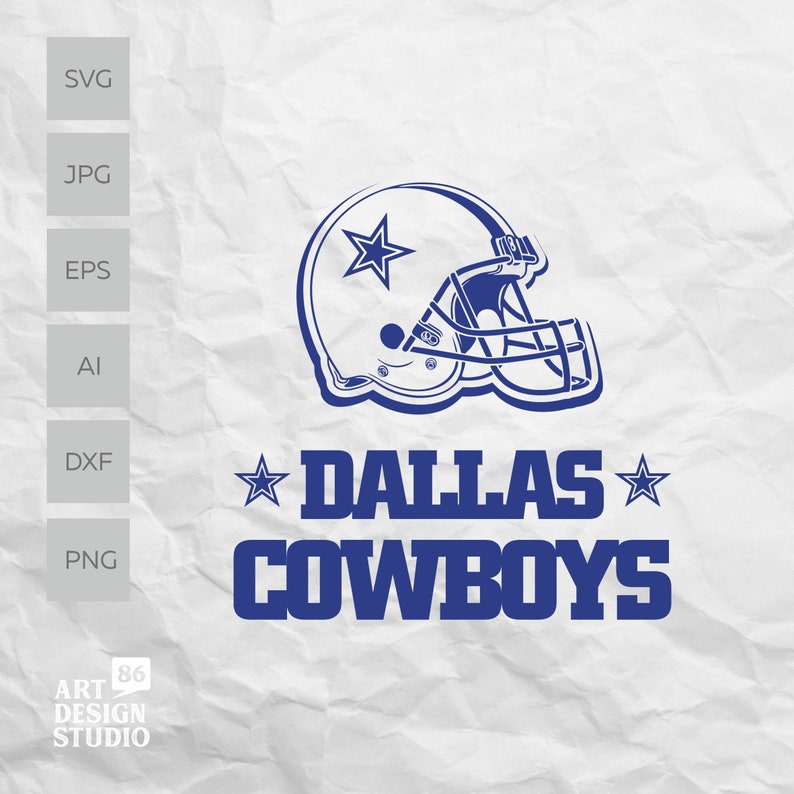 Dallas Cowboys svg Cowboys cricut file Cowboys cut file Etsy