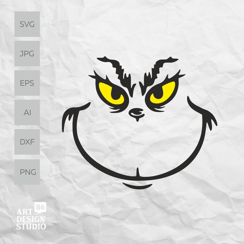 Download Grinch SVG Bundle The Grinch Face svg file for cricut | Etsy