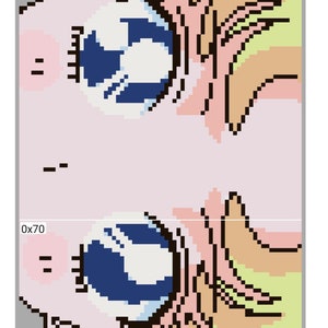 Sailor Moon, cross stitch pattern