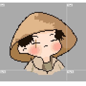 BTS Agust D, Daechwita cross stitch pattern