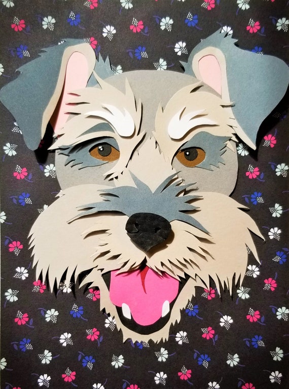 Download Layered Paper Cut Pet Portrait Pet Supplies Pet Portraits