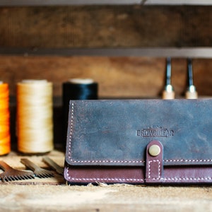 Leather Long Wallet, Long Wallet Mens, Leather Mens Long Wallet, Mens Wallets, Personalized Long Wallet, Long Wallet with Zip