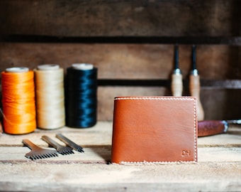 Cartera para hombre, cartera plegable para hombre, cartera personalizada, cartera de cuero para hombre, cartera hecha a mano, cartera de cuero, carteras para hombre