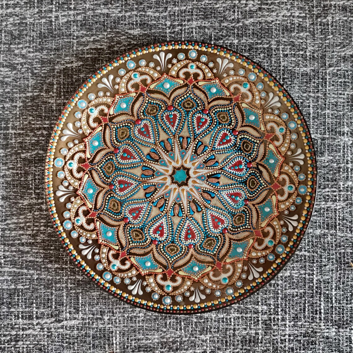 Gold Decorative Plate Wall Decoration Plate on Stand Etsy Australia