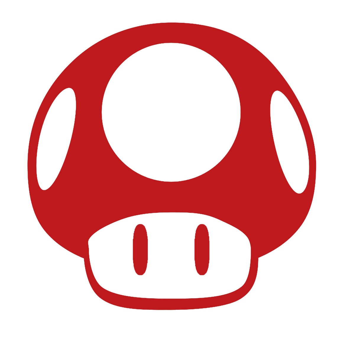 Mushroom Mario Vinyl Sticker Decal Etsy