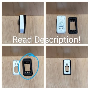 Wyze WVDB1 Video Doorbell Compatible Wedge Mount