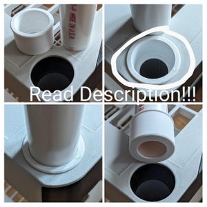 Adaptador de tubo para postes compatible con estantes de plástico de 5 niveles Home Depot HDX