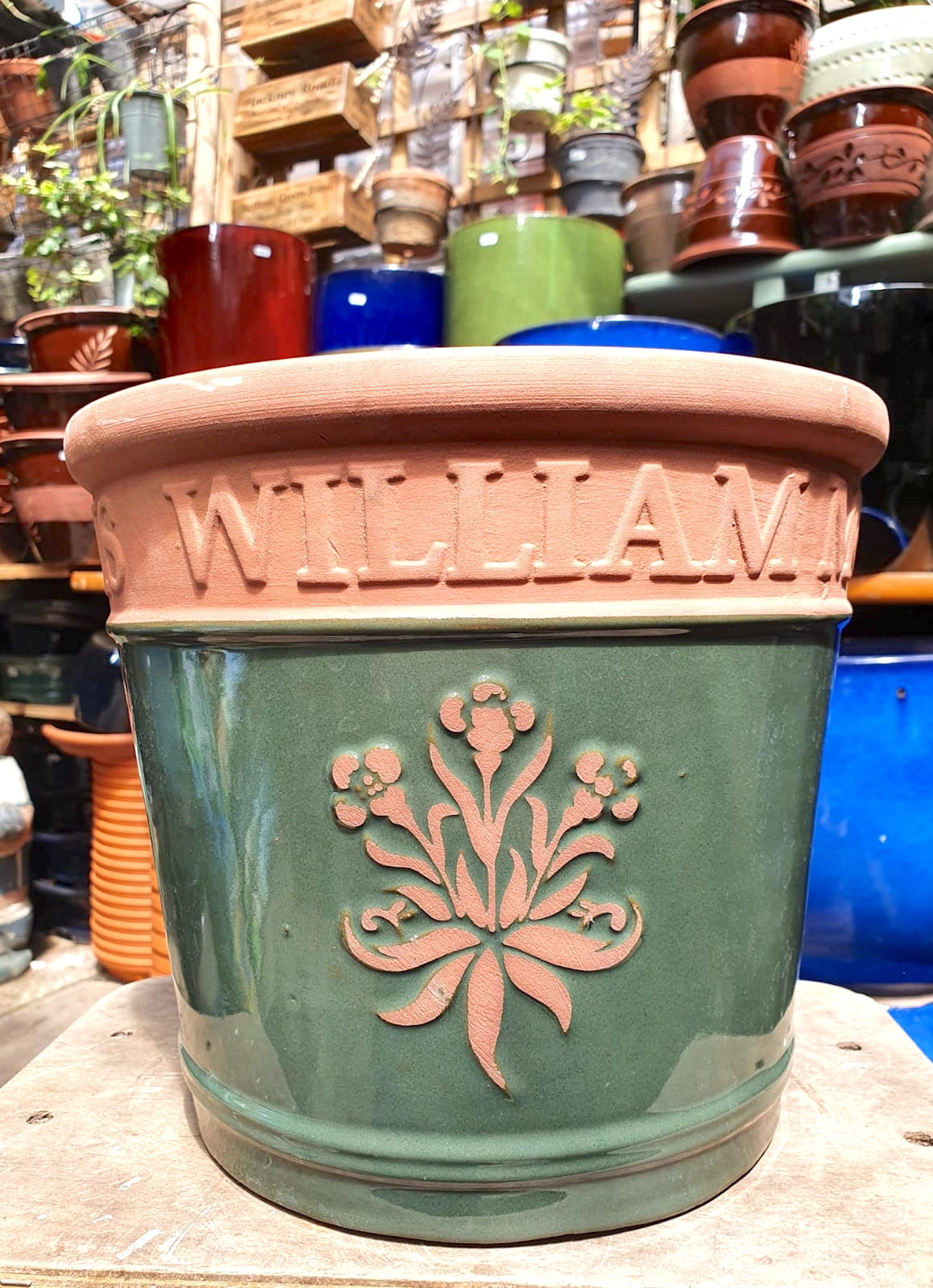 William Morris Heritage Glazed Garden Plant Pots / Planters Etsy UK