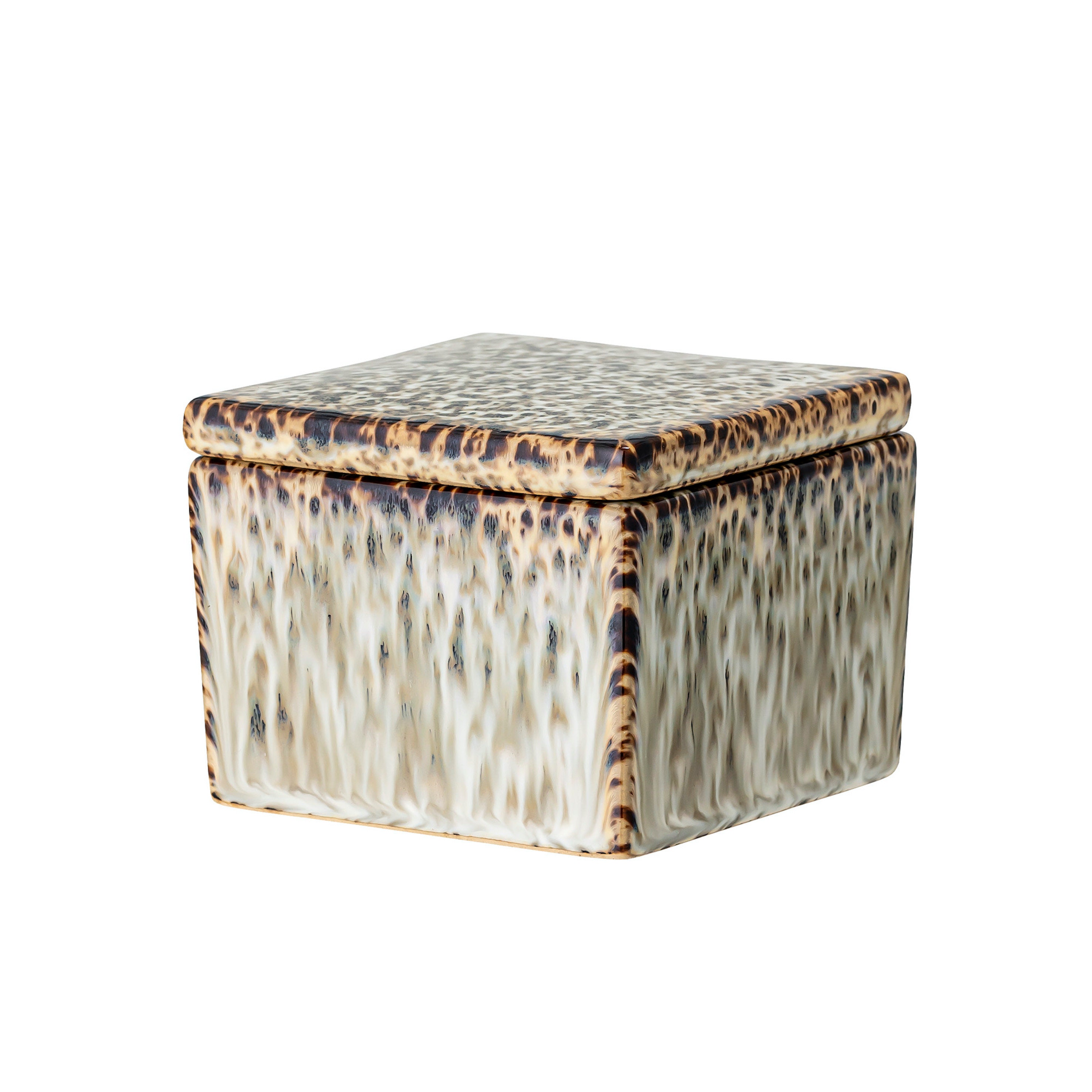 Ceramic rectangular container with lid Etsy