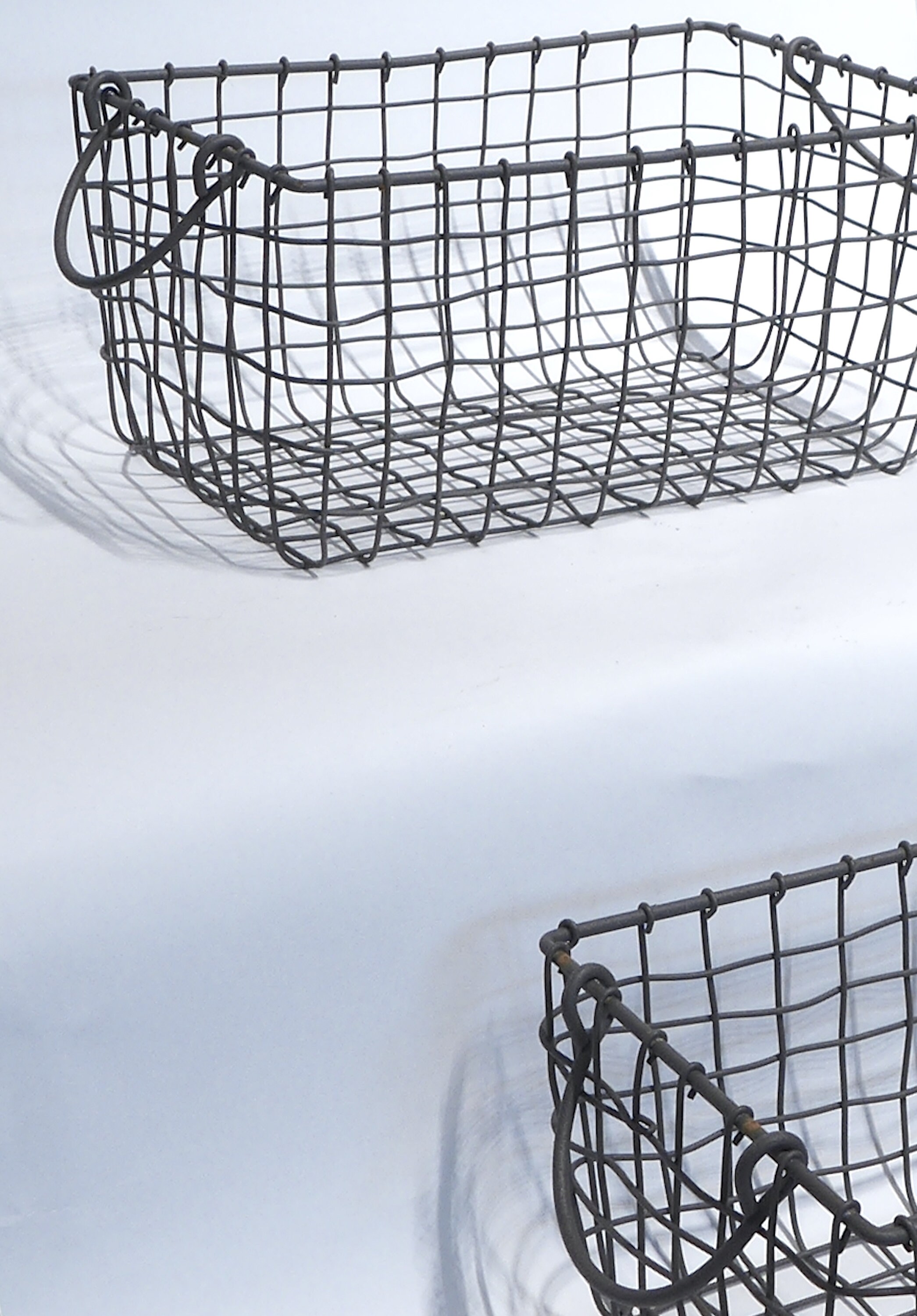 Thick Woven Wire Baskets for Plants or Storage Etsy