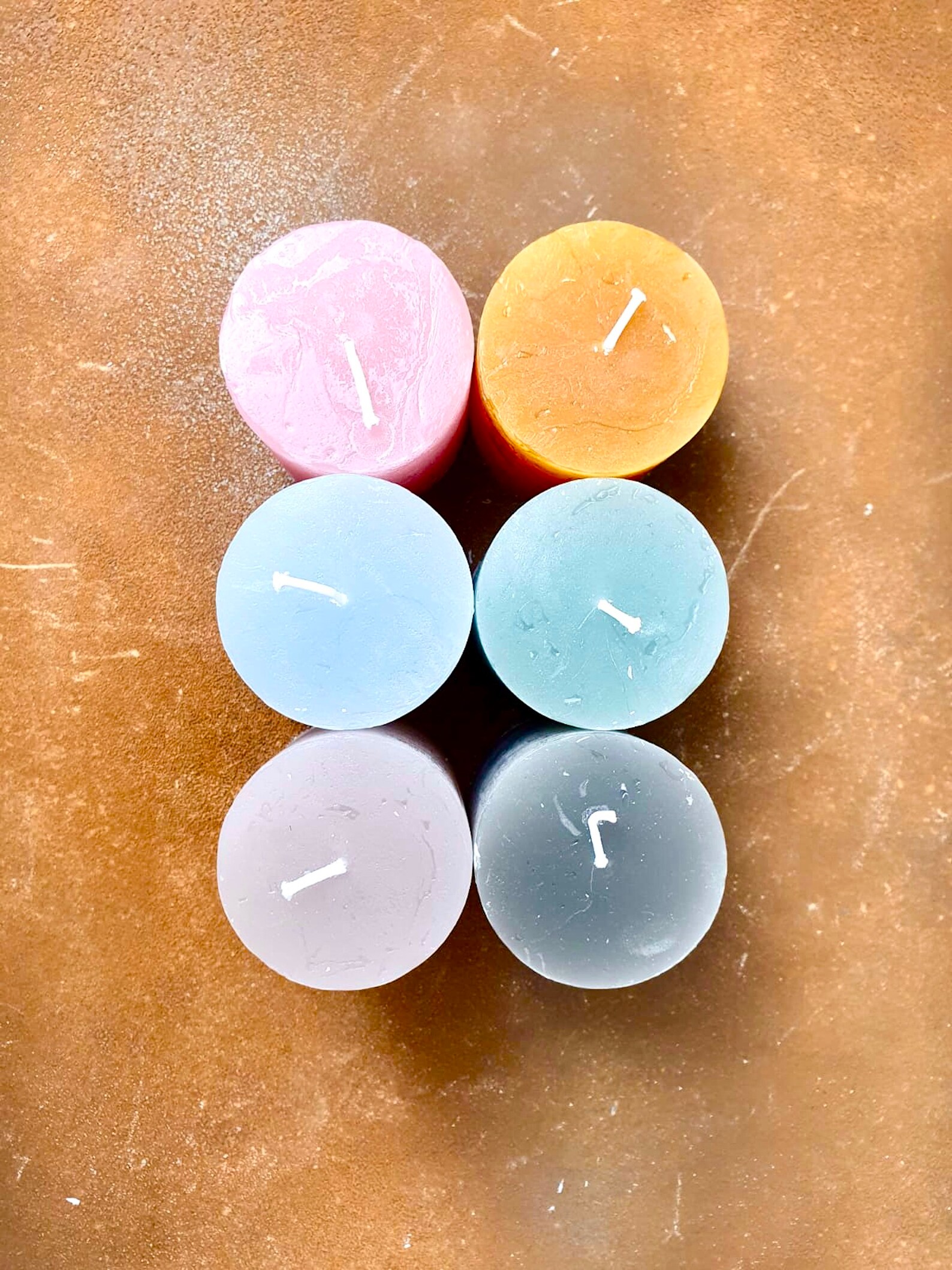 Small soy pillar candle 5cm tall x 4.5cm diameter Etsy