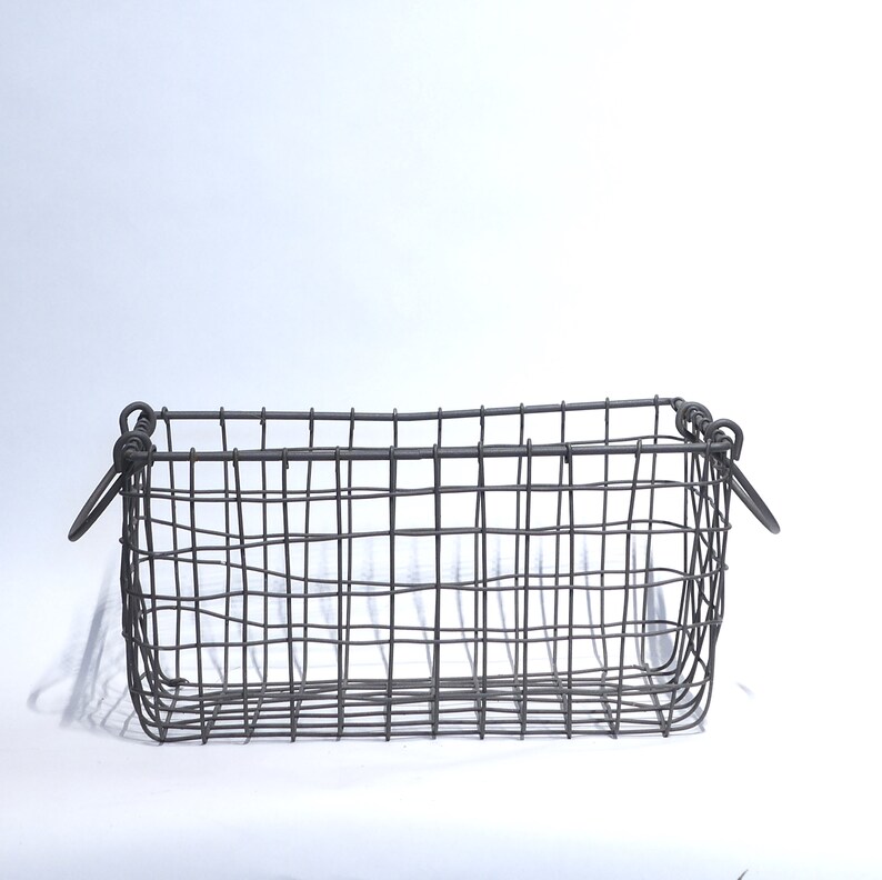 Thick Woven Wire Baskets for Plants or Storage Etsy