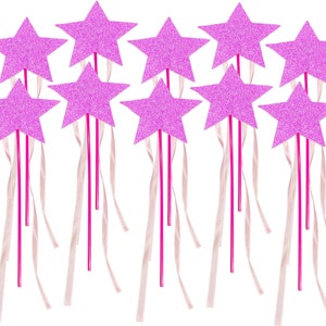 Children's Fairy Princess Star Wand Girls Loot Party Bag Toy Fillers Wands