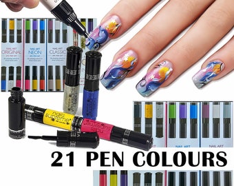 Nail Art Pens Set Varnish Polish Decorate Design Nails Supreme