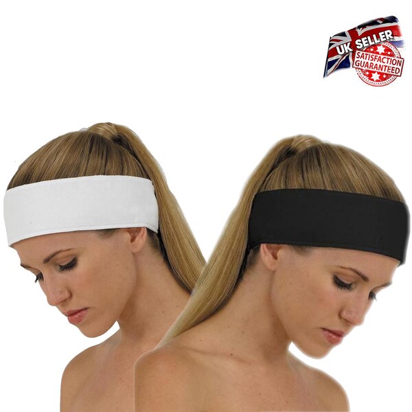 Couver Unisex 3 Inch Wide Terry Head Sweatband For Fashion Spa Sports Bright Yellow 1 Pack
