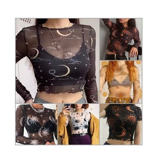 27 707 B Women's Boho Medieval Embroidered Button Down Full Sleeve