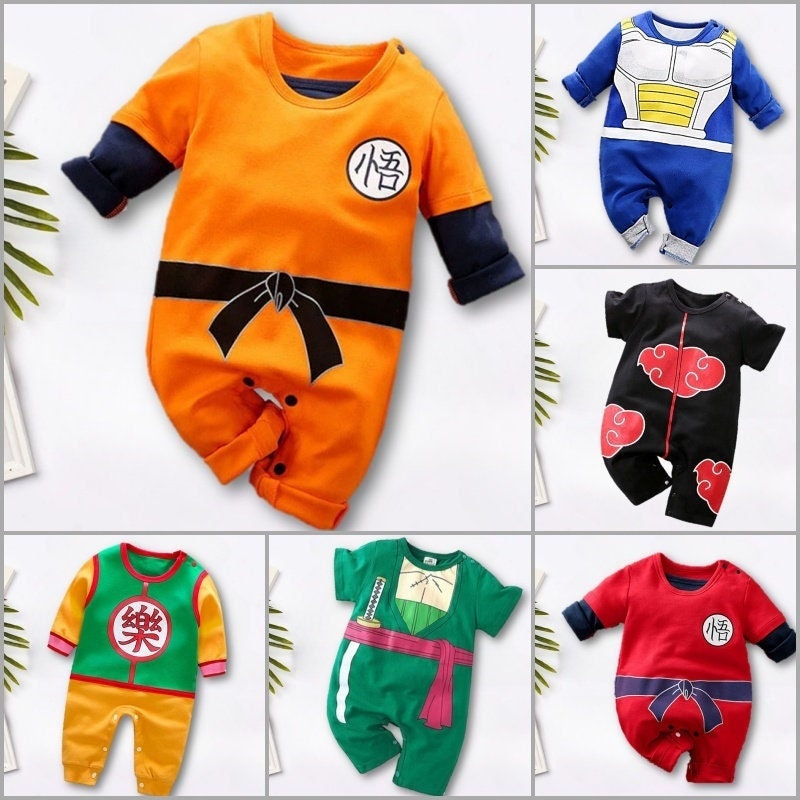 Baby Girls Dragon Ball Goku Costume Baby Boys Romper Jumpsuit Bodysuit  Outfits