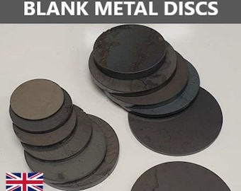 Flat Circle Mild Steel Blank Metal Discs 50mm - 1000mm In Diameter 2mm - 6mm Thick Custom Cut Raw Material Craft Offcut Cutting Service