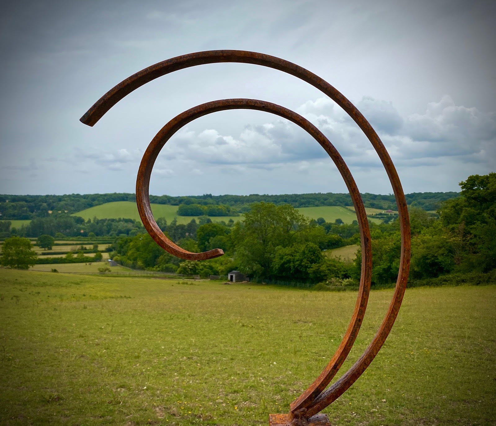 Large Metal Ring Sculpture + Reviews
