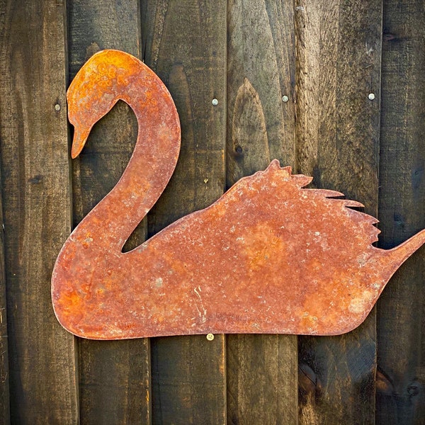 Rustic Swan - Etsy