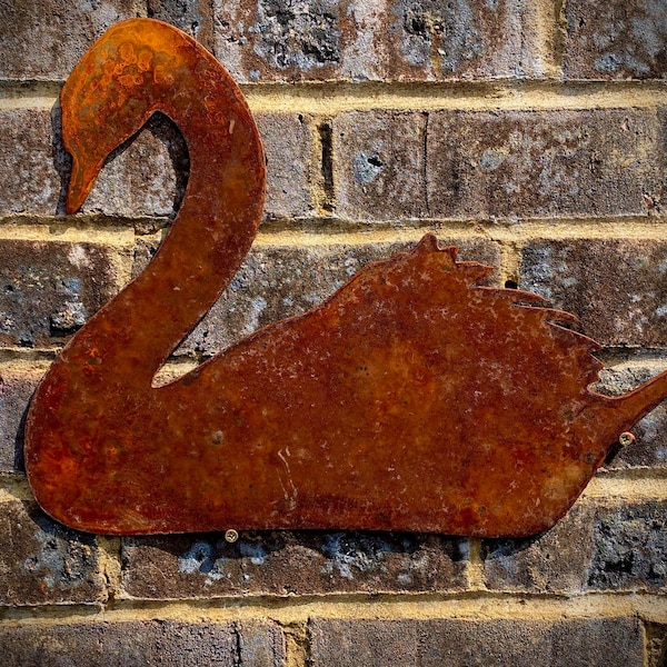 Rustic Swan - Etsy